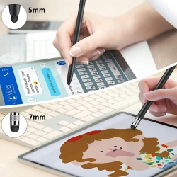 Tech-Protect Rysik do ekranów urządzeń dotykowych Touch Stylus - srebrny