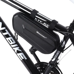 WOZINSKY Torba rowerowa na ramę roweru 1.5 l czarny