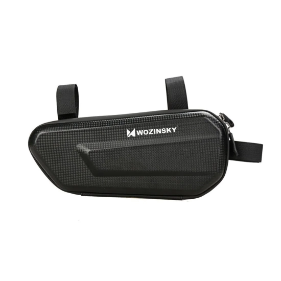 WOZINSKY Torba rowerowa na ramę roweru 1.5 l czarny
