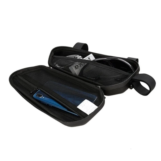 WOZINSKY Torba rowerowa na ramę roweru 1.5 l czarny