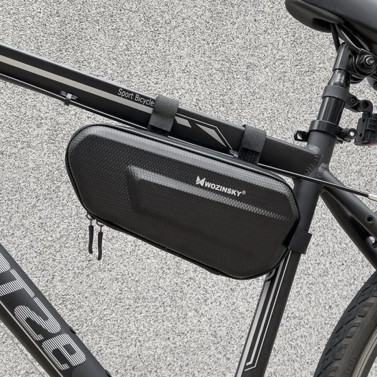 WOZINSKY Torba rowerowa na ramę roweru 1.5 l czarny