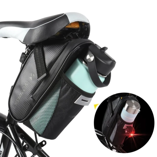 WOZINSKY Torba rowerowa pod siodełko 1.5 l czarny
