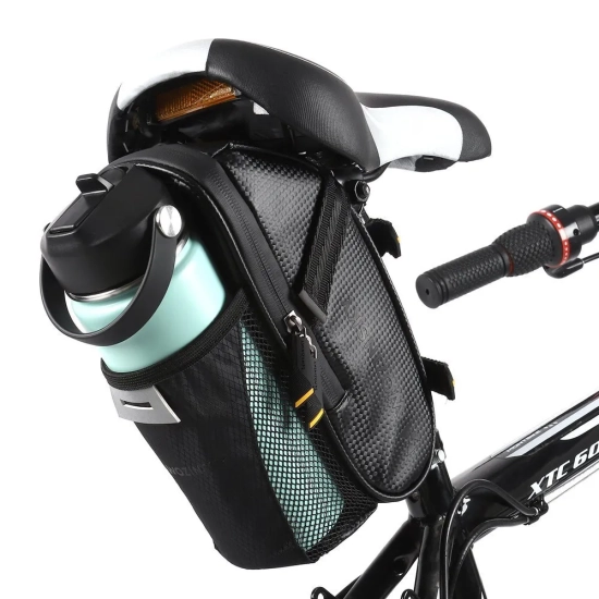 WOZINSKY Torba rowerowa pod siodełko 1.5 l czarny