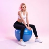WOZINSKY Piłka gimnastyczna do ćwiczeń z pompką 65 cm - niebieska