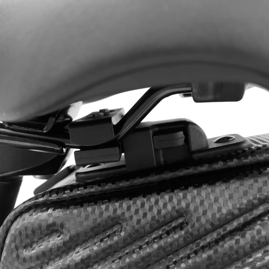 WOZINSKY Torba rowerowa pod siodełko wodoodporna 1.5 l czarna
