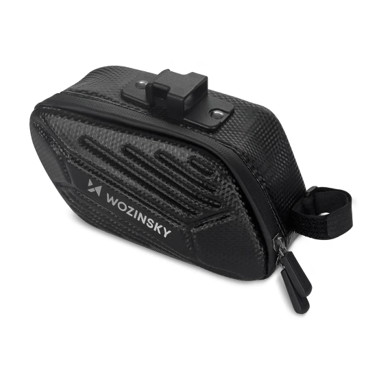 WOZINSKY Torba rowerowa pod siodełko wodoodporna 1.5 l czarna