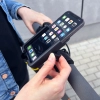 WOZINSKY Metalowy uchwyt na telefon do roweru. hulajnogi czarny