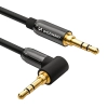 WOZINSKY Kabel AUX kątowy męski-męski kabel mini jack 2m czarny