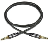 WOZINSKY Uniwersalny kabel przewód mini jack AUX 1.5m czarny