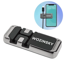 WOZINSKY Uchwyt na telefon samoprzylepny magnetyczny z organizerem do