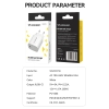 WOZINSKY Ładowarka sieciowa 20W USB-C 100-240V biała