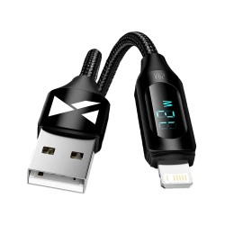 WOZINSKY Kabel przewód do iPhone USB-A - Lightning z wyświetlaczem LED