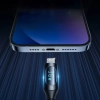 WOZINSKY Kabel przewód do iPhone USB-C - Lightning z wyświetlaczem LED 36W