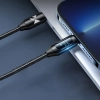 WOZINSKY Kabel przewód do iPhone USB-C - Lightning z wyświetlaczem LED 36W