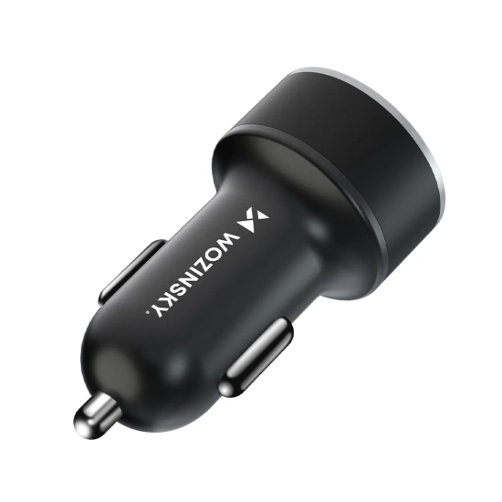 WOZINSKY Ładowarka samochodowa do zapalniczki USB-C USB-A 36W czarna