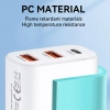 WOZINSKY Ładowarka sieciowa 100-240V 30W USB-C 2x USB-A biała