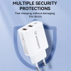 WOZINSKY Ładowarka sieciowa 100-240V 30W USB-C 2x USB-A biała