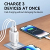 WOZINSKY Ładowarka sieciowa 100-240V 30W USB-C 2x USB-A biała