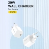 WOZINSKY Ładowarka sieciowa 100-240V PD USB-C 20W biała
