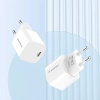 WOZINSKY Ładowarka sieciowa 100-240V PD USB-C 20W biała
