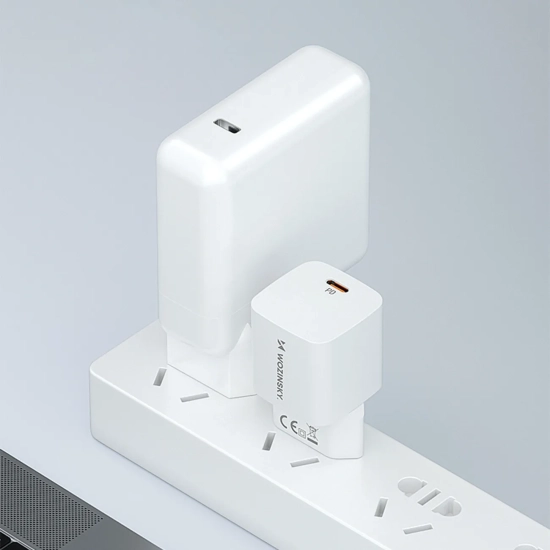 WOZINSKY Ładowarka sieciowa 100-240V PD USB-C 20W biała