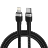 WOZINSKY Kabel przewód do iPhone USB-C - Lightning PD 30W 2m czarny