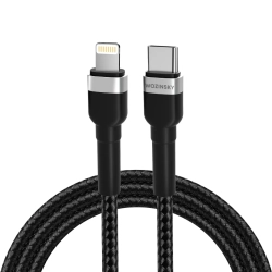 WOZINSKY Kabel przewód do iPhone USB-C - Lightning PD 30W 2m czarny