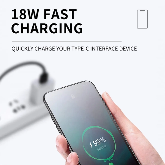 WOZINSKY 4w1 Uniwersalny kabel przewód 2x USB-C 1x USB-A 1x Lightning 60W