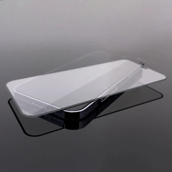 WOZINSKY Szkło hartowane na cały ekran z ramką do iPhone 15 Plus czarne