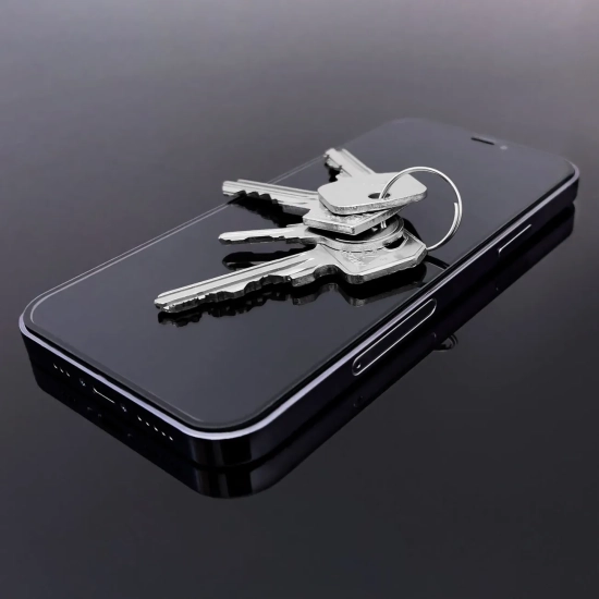 WOZINSKY Szkło hartowane na cały ekran z ramką do iPhone 15 Pro Max czarne