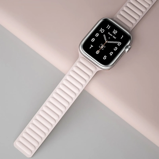 HURTEL Pasek magnetyczny opaska bransoleta do Apple Watch 41 mm - czarny