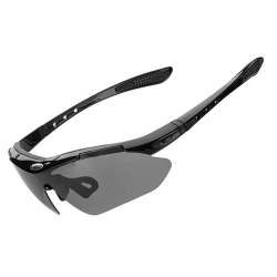 ROCKBROS Okulary rowerowe fotochromowe z filtrem UV 400 czarne