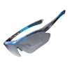 ROCKBROS Okulary rowerowe z polaryzacją i filtrem UV 400 niebieskie