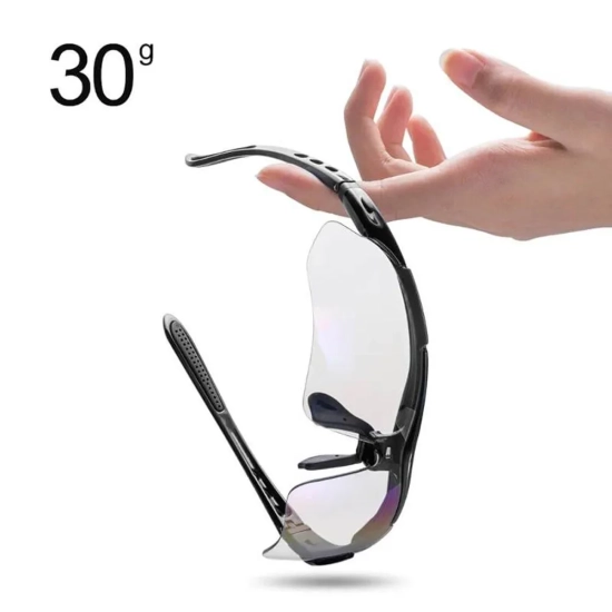 ROCKBROS Okulary rowerowe z polaryzacją i filtrem UV 400 niebieskie