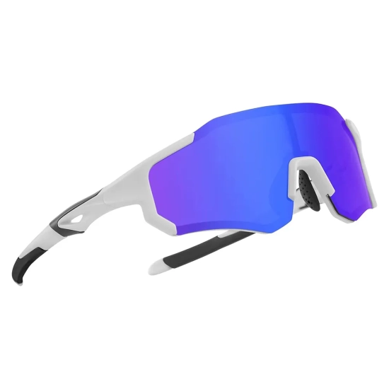 ROCKBROS Okulary rowerowe z polaryzacją i filtrem UV 400 niebieskie