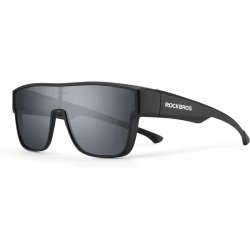 ROCKBROS Okulary rowerowe z polaryzacją ramką i filtrem UV 400 szare