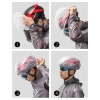 ROCKBROS Pokrowiec przeciwdeszczowy na kask rowerowy zielony