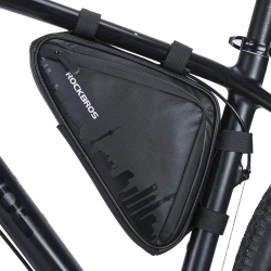ROCKBROS Torba rowerowa wodoodporna mocowana rzepami na ramę czarna