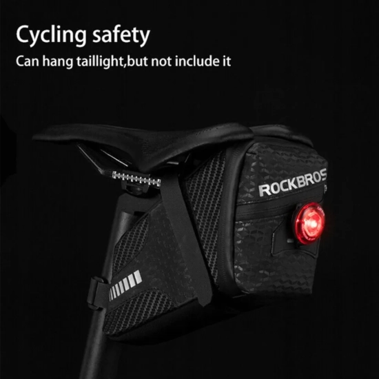 ROCKBROS Torba rowerowa wodoodporna mocowana pod siodełko pojmność 1.5L