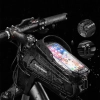ROCKBROS Sakwa rowerowa na ramę pancerna z kieszonką na telefon nawigację