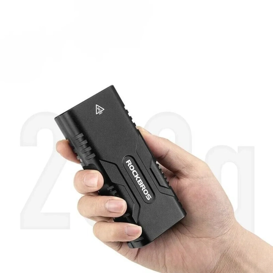 ROCKBROS Lampka rowerowa przednia 850lm z funkcją powerbanku + kabel USB-C