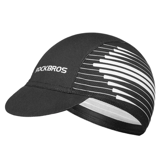 ROCKBROS Czapka kolarska z daszkiem obwód głowy 56-61 cm - czarna