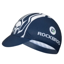 ROCKBROS Czapka kolarska z daszkiem obwód głowy 56-61 cm - niebieska