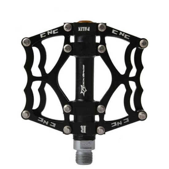 ROCKBROS Zestaw pedałów rowerowych MTB atntypoślizgowe czarny