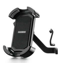 ROCKBROS Uchwyt motocyklowy na telefon mocowany na lusterko - czarny