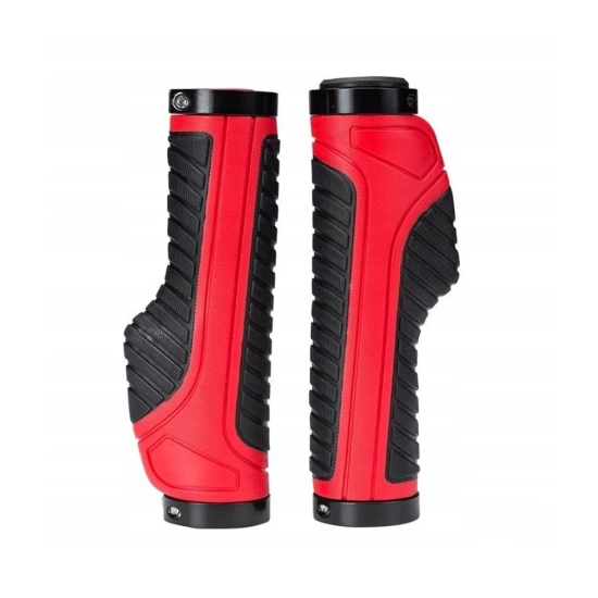 ROCKBROS Gripy chwyty rowerowe ergonomiczne śr. 22mm czerwone