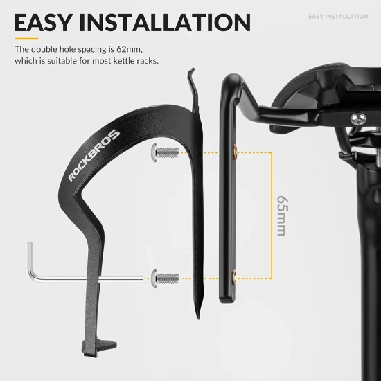 ROCKBROS Wielofunkcyjny uchwyt rowerowy stabilizator torby podsiodłowej