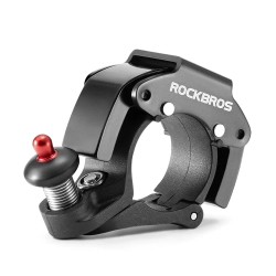 ROCKBROS Dzwonek rowerowy w kształcie litery C - czarny