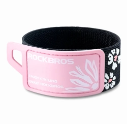 ROCKBROS Taśma odblaskowa na rower nogę rękę plecak - różowa