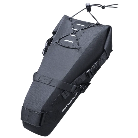 ROCKBROS Torba rowerowa pod siodełko z regulacją wielokości 3L - czarna